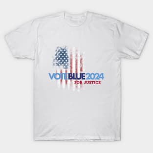 Vote Blue 2024 For Justice T-Shirt